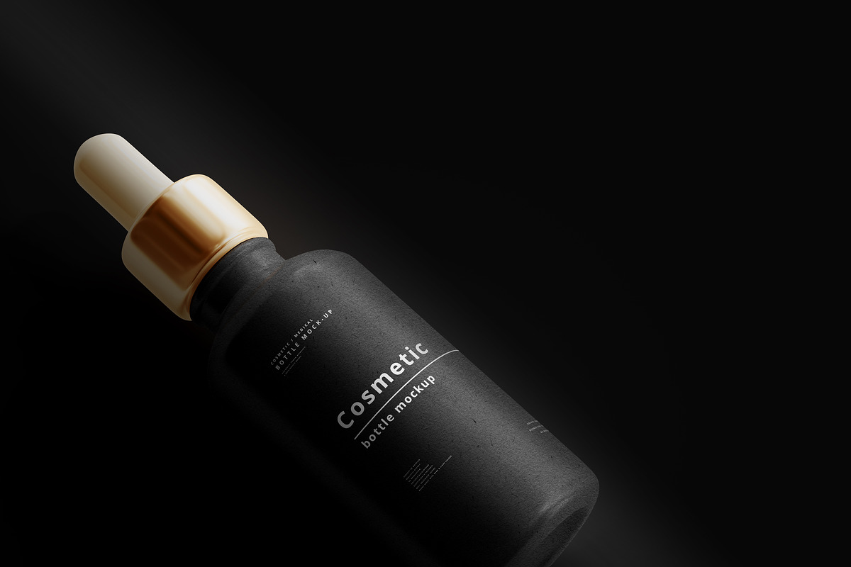 Dark Cosmetic Branding Mockups, a Cups & Container Mockup by pmvch (Photo 74 of 86)