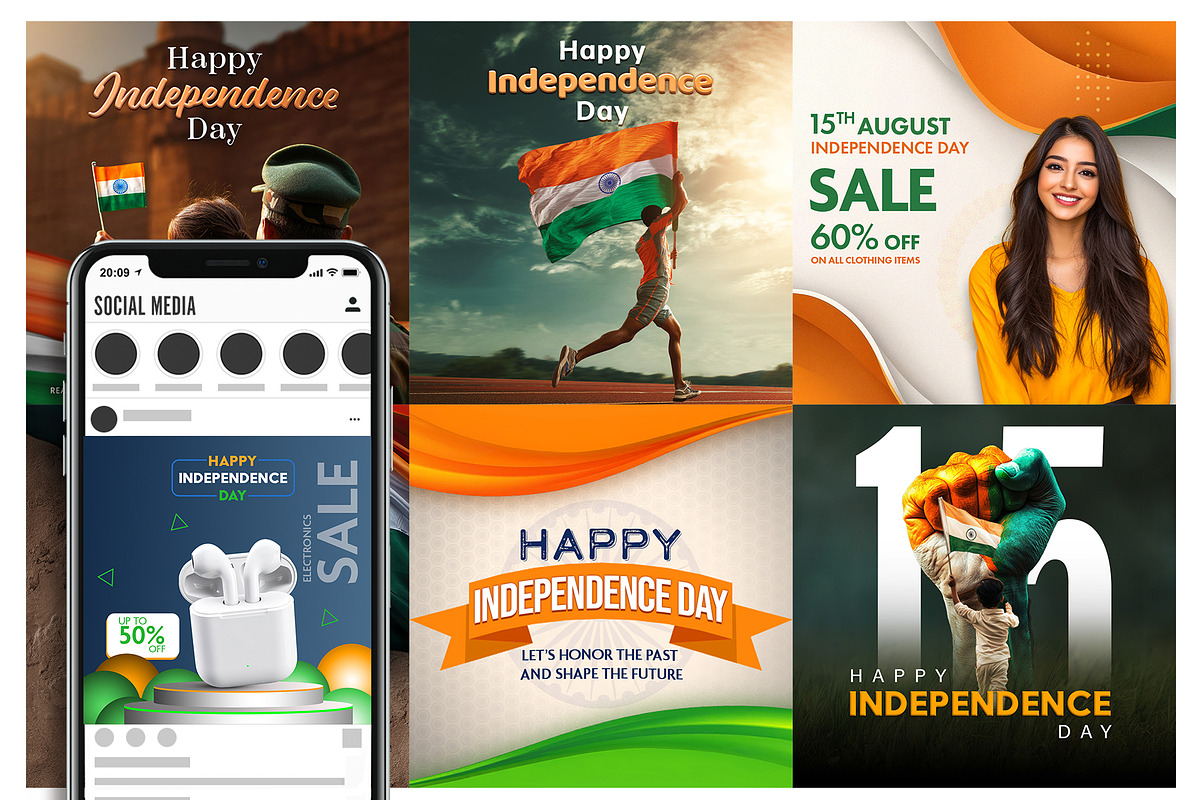 Independence Day PSD Post Bundle, a Social Media Template by Allies Interactive (Photo 2 of 3)