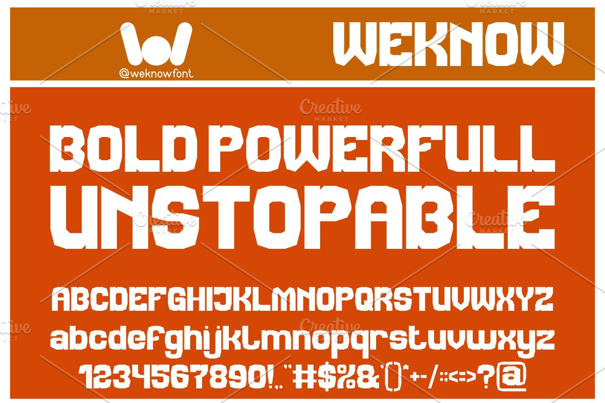Monster Truck font, a Font by weknow (Photo 3 of 8)