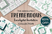 Tremendous Eucalyptus Collection, an Invitation Template by Knotted Design (Thumbnail 1 of 24)