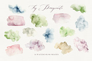 FIG & POMEGRANATE watercolor/pencil, a Decorative Illustration by long summer (Thumbnail 14 of 14)