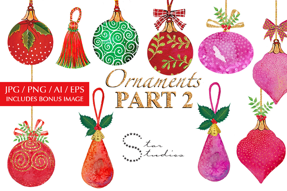 Ornaments part 2, a Decorative Illustration by Dana Designs (Photo 1 of 2)