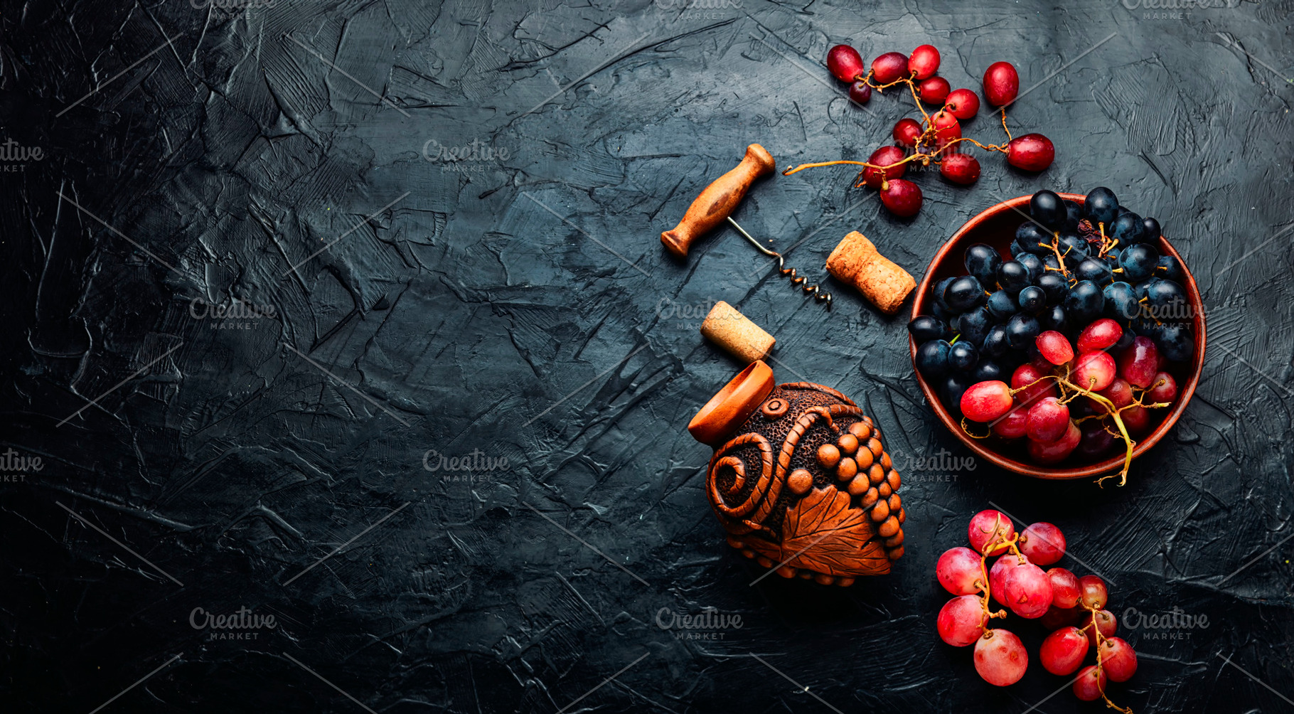 Stylish bottle of wine, a Food & Drink Photo by MLunov MLunov