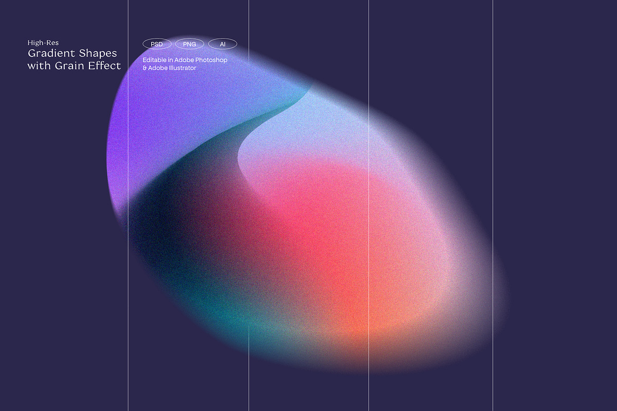Retro Gradients & Shapes, a Background Graphic by Nomad Visuals (Photo 19 of 31)