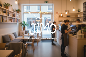Jimo | A Sophisticated Modern Typefa, a Font by Astuti Studio