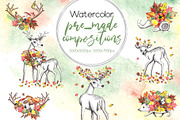 Autumn. Watercolor & graphic set, an Object Graphic by Ana-Sakuta (Thumbnail 11 of 15)
