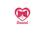 Cute Cat Lovers Logo, a Branding & Logo Template by Pahlevi Studio (Thumbnail 2 of 3)