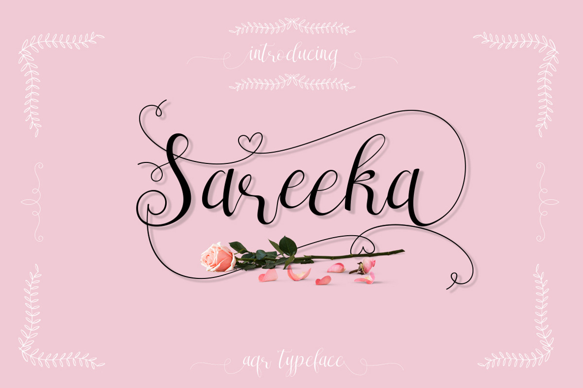 Sareeka Script ( Lovely Sale 30% )