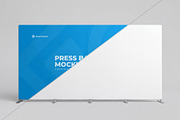 Press Backdrop Banner Mockup, an Advertising Mockup by graphypix (Thumbnail 3 of 4)