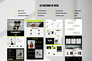 Bold Website Template Canva, a Landing Page Template by Row Creative (Thumbnail 5 of 9)