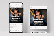 Instagram Social Media Post Mockup, a Social Media Template by studiogstock (Thumbnail 1 of 2)