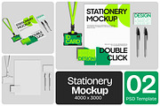 Stationery Mockup, a Merchandise Mockup by Permadi Creative (Thumbnail 1 of 3)