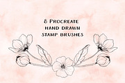 Vintage Florals Procreate Brushes, a Brush Add-On by Little Nordic Atelier (Thumbnail 2 of 3)