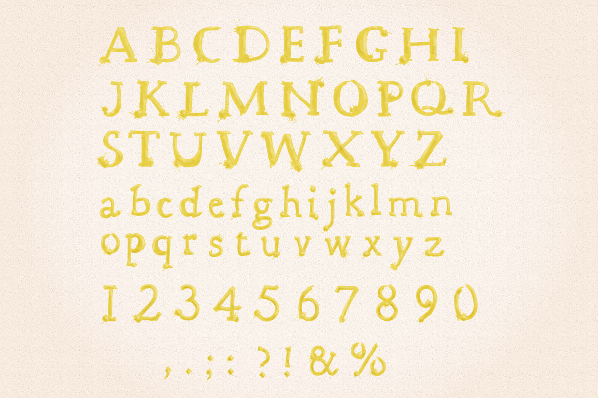 Watercolor Alphabet, a Texture Illustration by Anna Ivanir (Photo 4 of 4)
