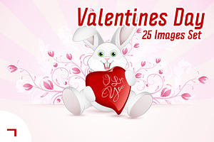 Set of Valentine's Day Images
