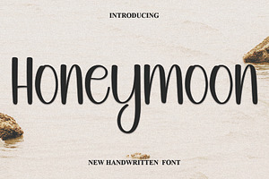 Honeymoon, a Handwritten Font by FreshTypeINK