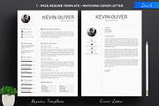 One Page Modern Resume Template, a Resume Template by A1RESUME (Thumbnail 4 of 4)