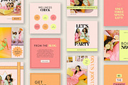 Starburst Instagram Templates, a Social Media Template by denofdreamers (Thumbnail 2 of 6)