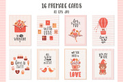 Valentine's day. Cards & Patterns, a Decorative Illustration by Valeria Soloveva (Thumbnail 8 of 17)
