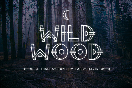 Wild Wood Font + Extras, a Font by GraphicsByKassy