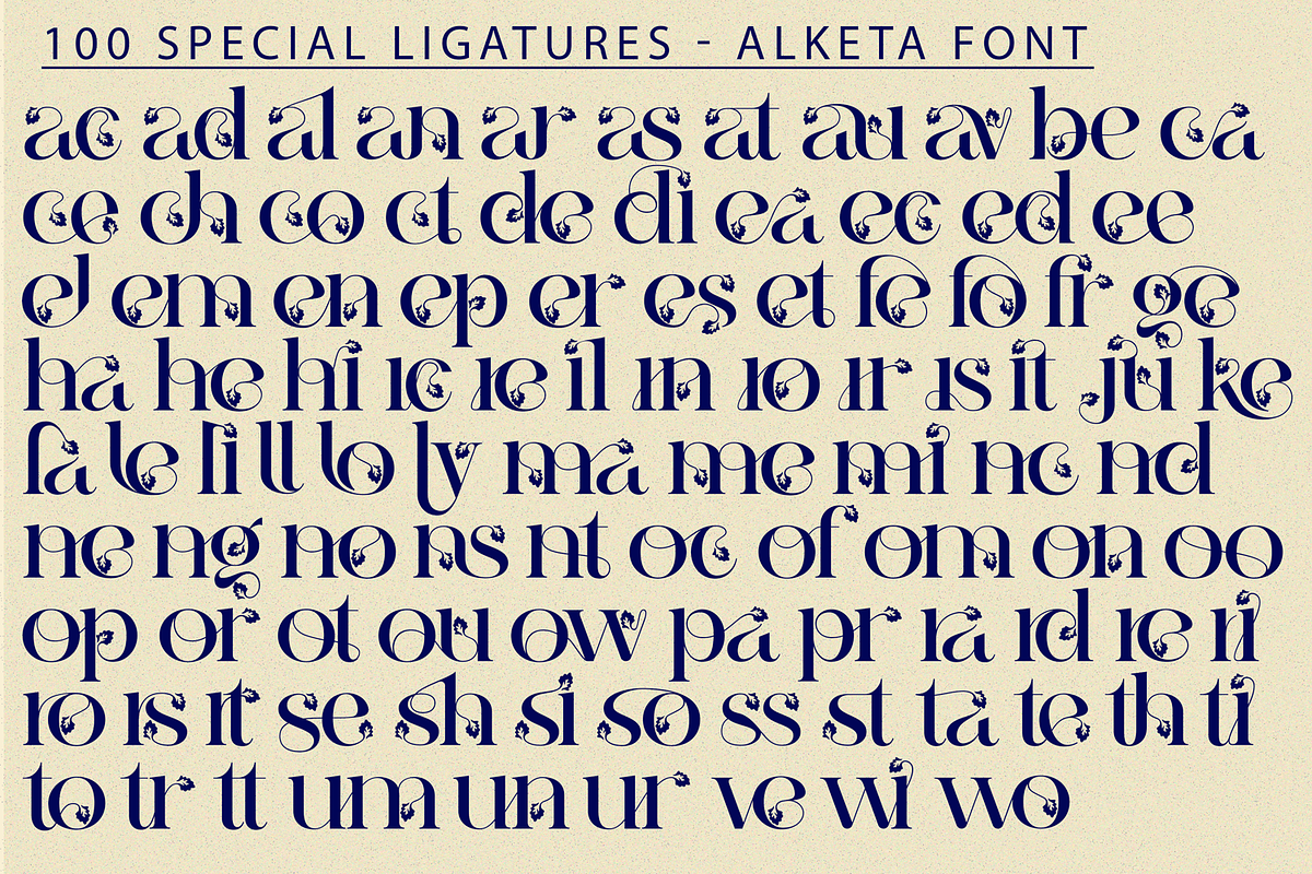 Alketa Nature Font, a Serif Font by 177Studio (Photo 7 of 8)