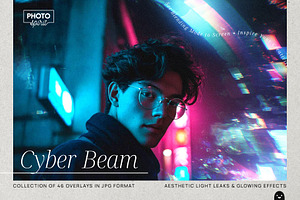 Cyber Beam Overlays, a Texture Graphic by PhotoSpirit