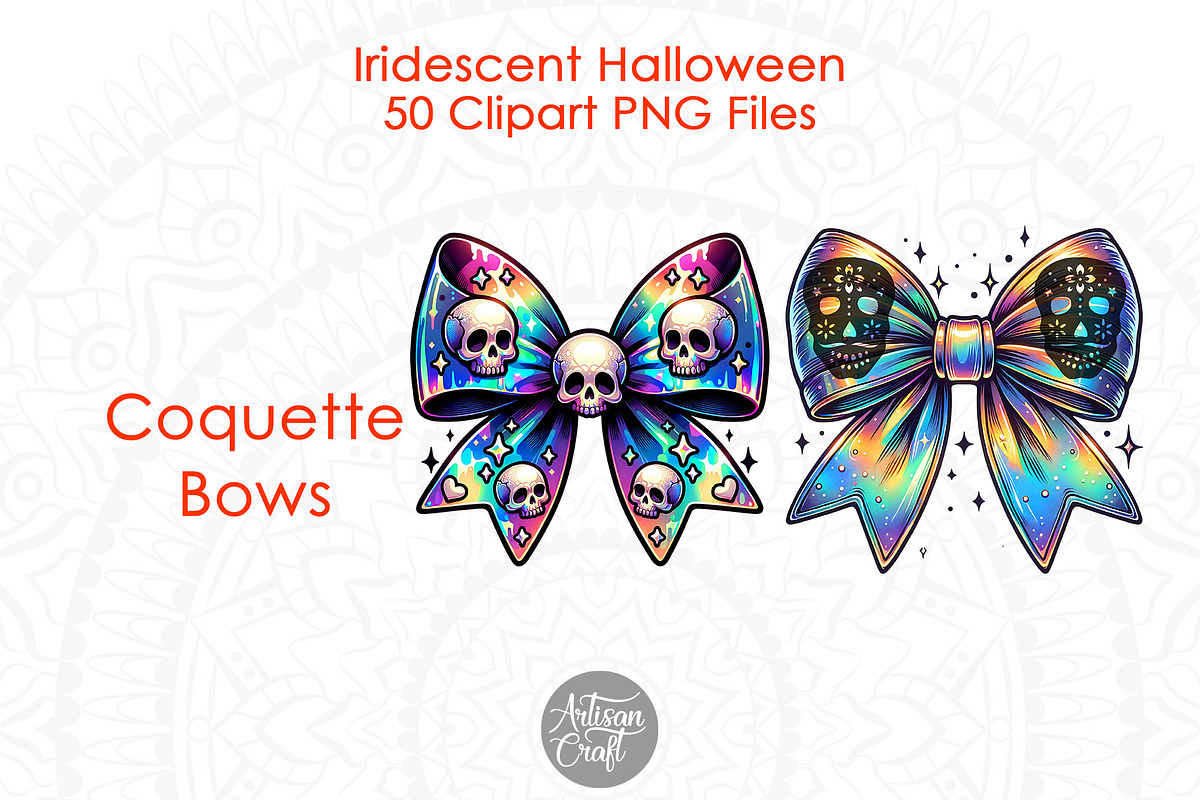 Iridescent Halloween Clipart 50, a Seasonal Illustration by Artisan Craft (Photo 3 of 10)