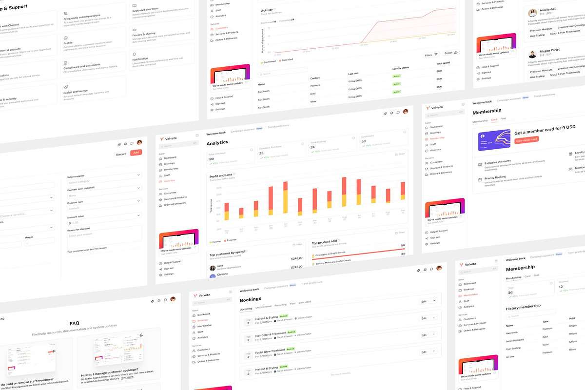Booking Salon Management App UI Kit, an UI Kit Template by Lumina_ui_ux202 (Photo 3 of 4)