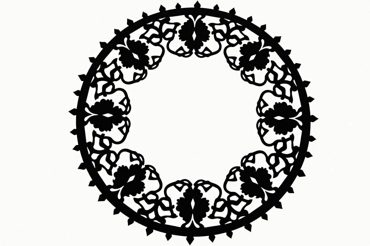 Mandala Frame with Abstract Floral, an Illustration by Amazin_art (Photo 3 of 16)