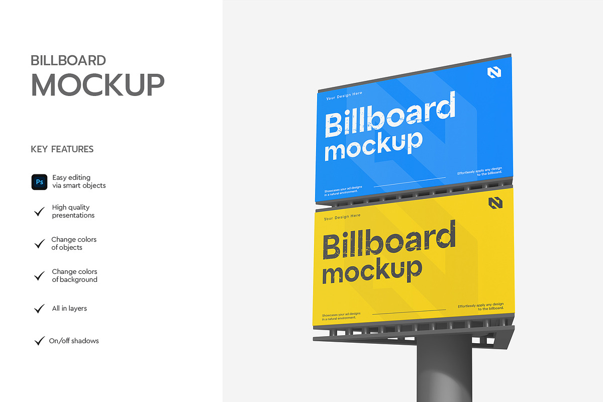 Billboard Mockup Template, a Product Mockup by graphypix (Photo 2 of 4)