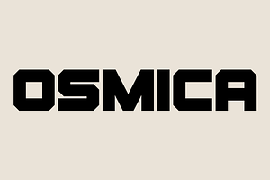 Osmica – Font Family
