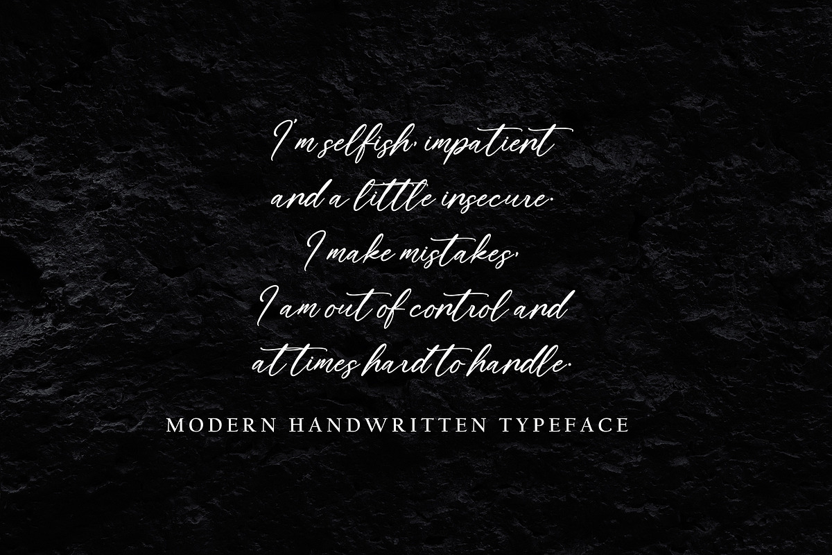 Christoper Regi, a Handwritten Font by HaKi Studio (Photo 2 of 5)