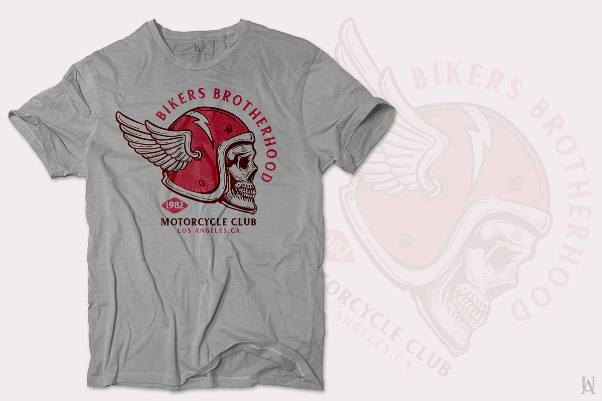 BIKERS BROTHERHOOD 7 ( Editable ), an Illustration by Artistic & Unique (Photo 13 of 15)