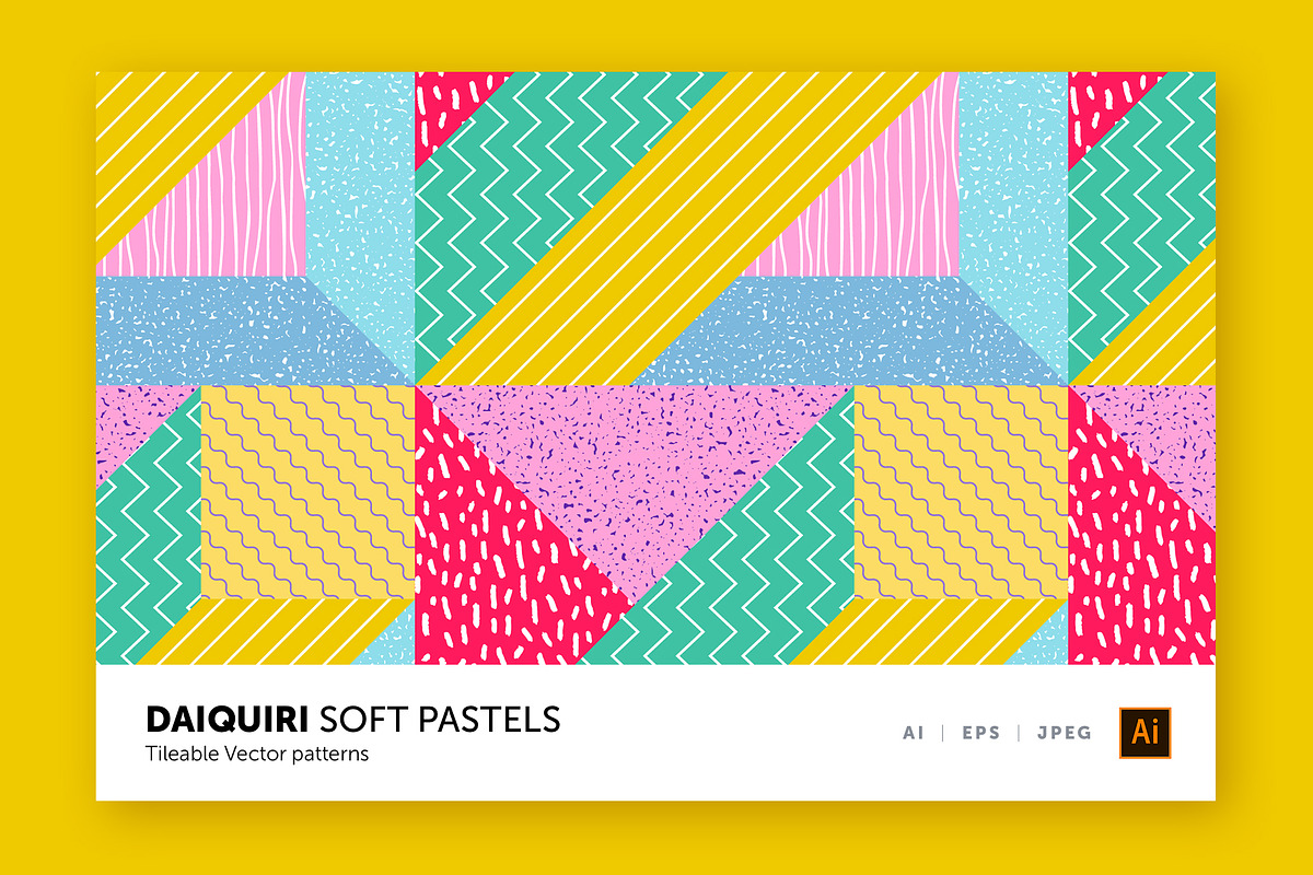 Soft Pastels Patterns, a Pattern Graphic by Designnina Shop (Photo 15 of 18)