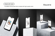 Squera - Minimal iPhone Mockup, an iPhone Mockup by Creavora (Thumbnail 2 of 5)