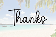 Beach | Script Font, a Handwritten Font by Scratchones (Thumbnail 9 of 9)