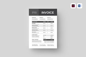 Invoice, a Stationery Template by Leaflove