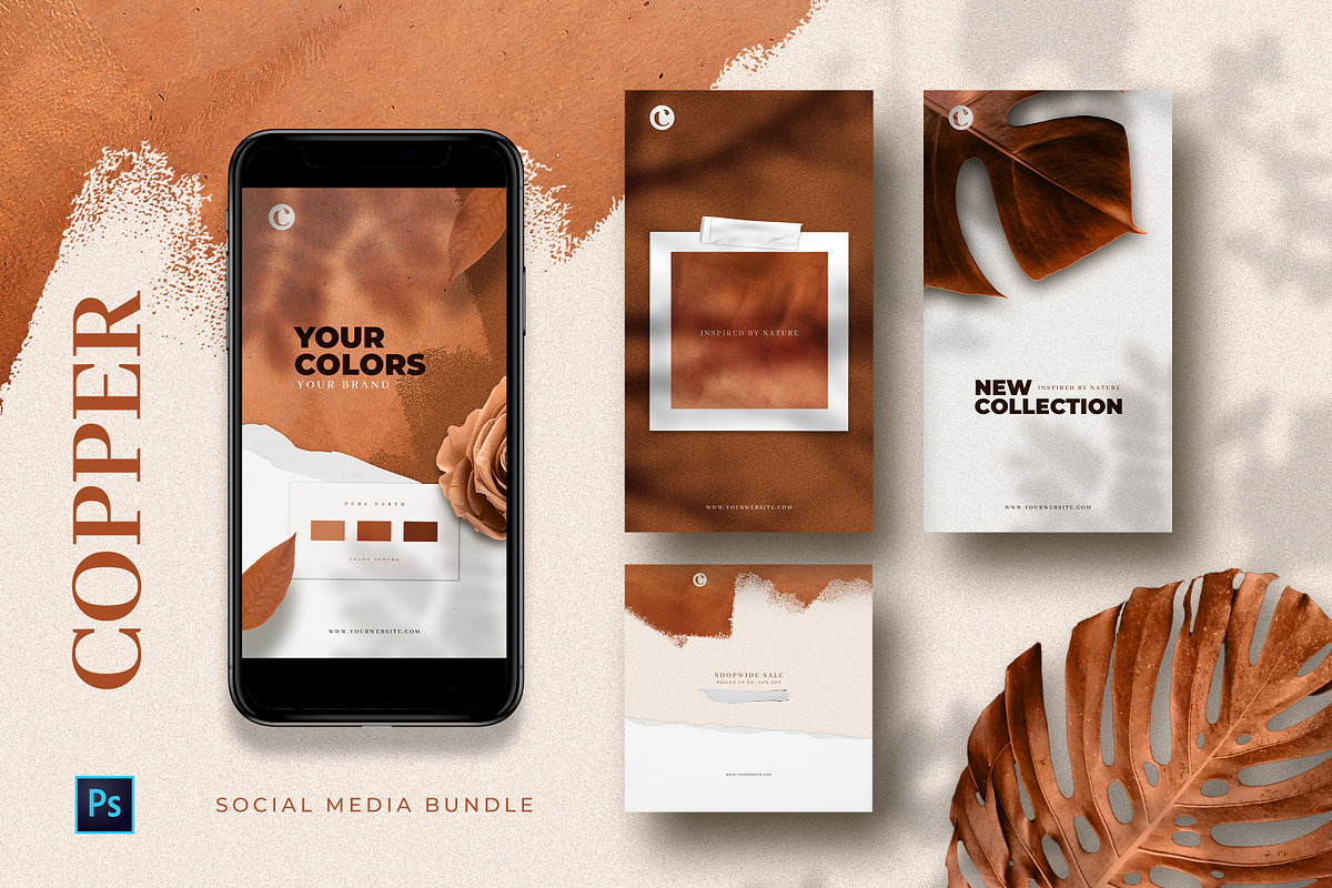 Copper - Social Media Templates, a Social Media Template by AndrewPixel (Photo 1 of 10)