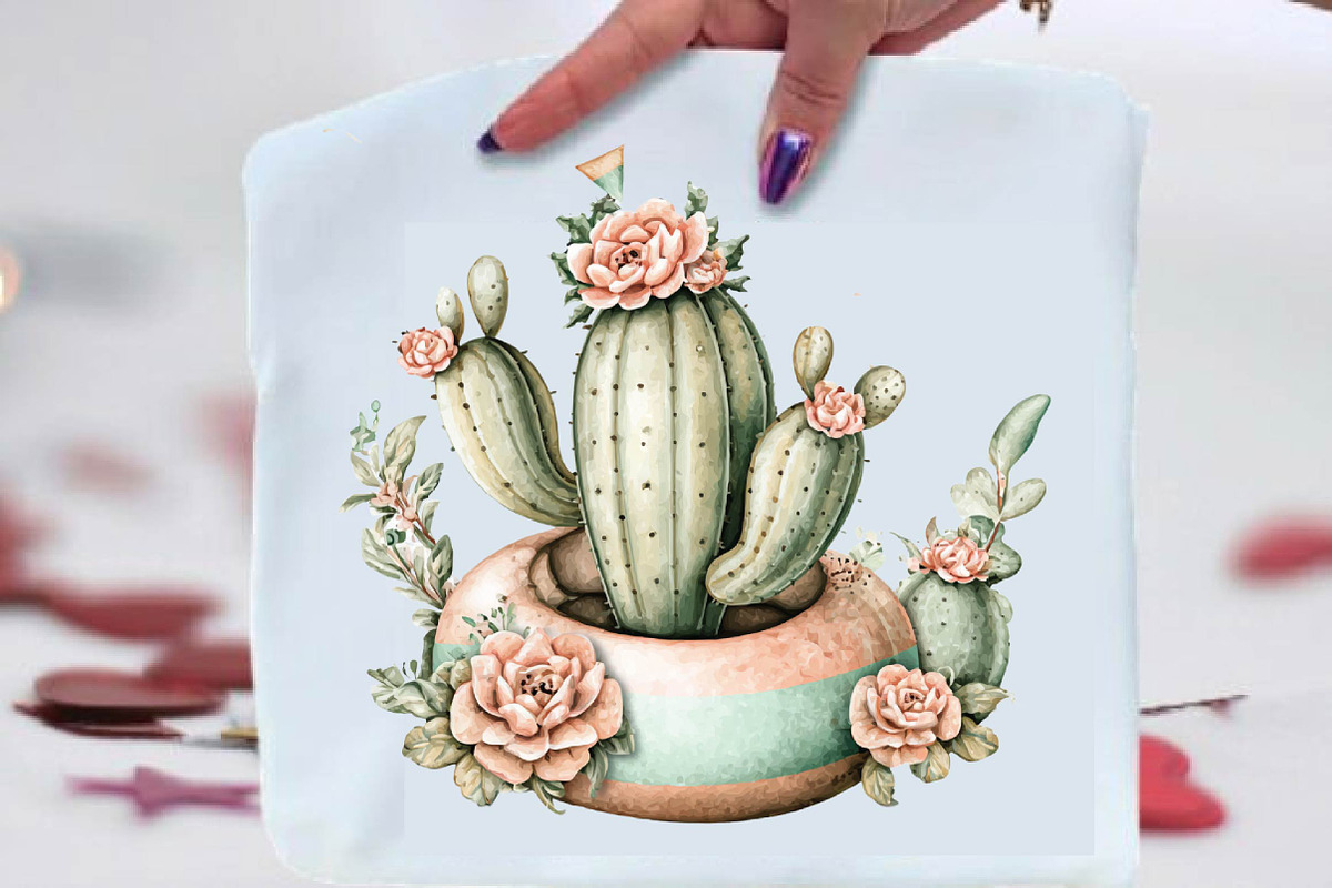 Whimsical Summer Cactus Clipart Bund, an Illustration by SVGArt (Photo 9 of 9)