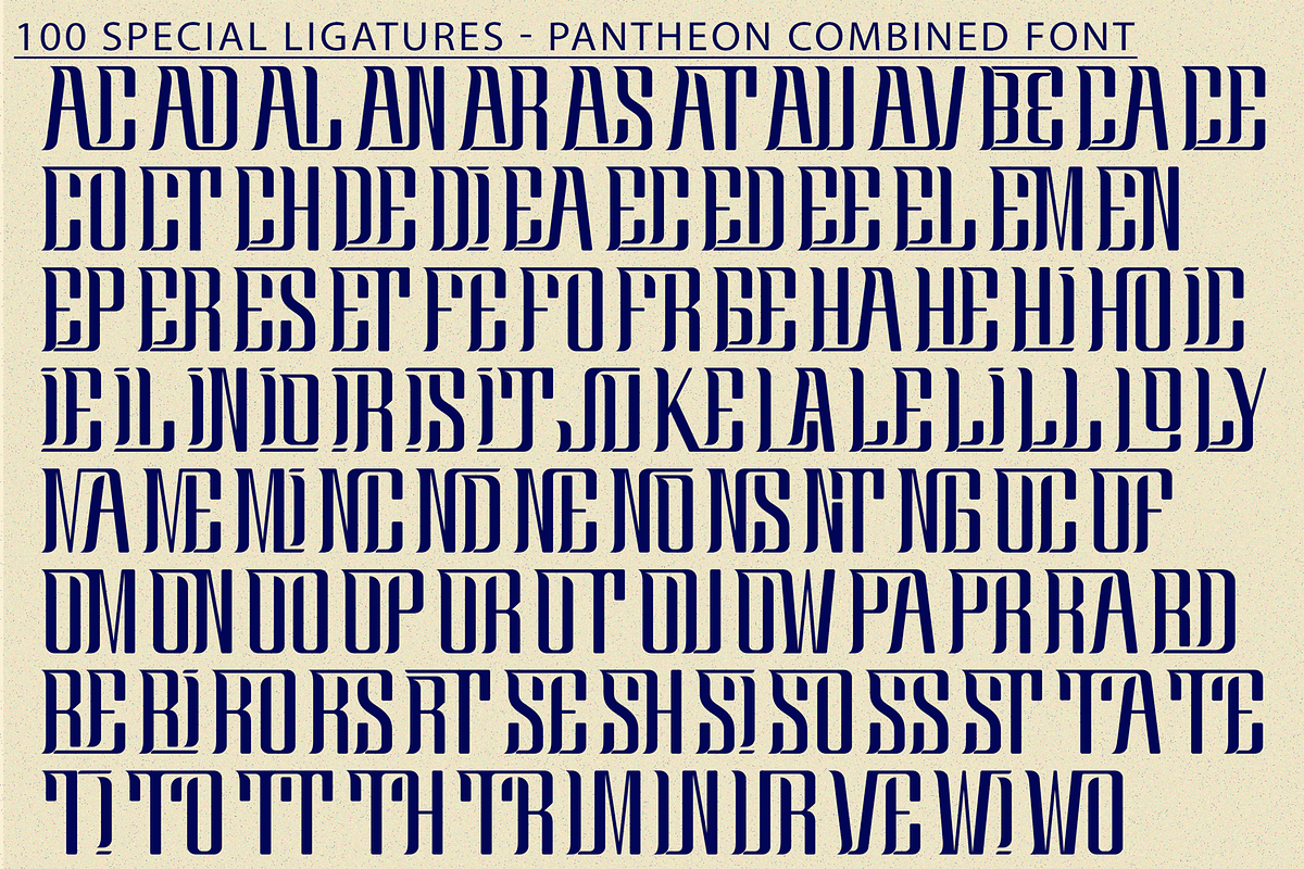 PANTHEON COMBINED - Condensed Font, a Serif Font by 177Studio (Photo 7 of 8)