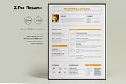 X pro Resume, a Resume Template by sz81 (Thumbnail 5 of 6)