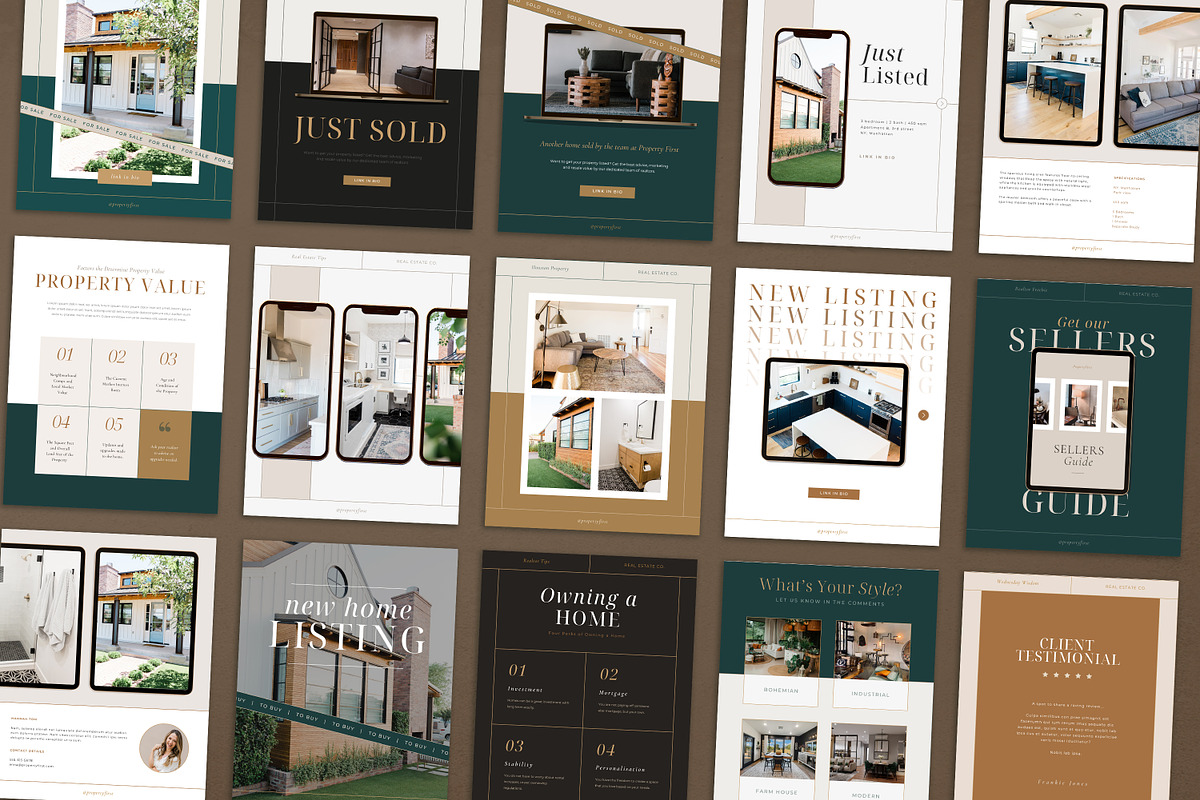 Real Estate Social Media | Canva, a Social Media Template by Marigold Studios (Photo 5 of 9)