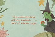 Ilustrarium brushes for procreate, a Brush Add-On by Eliza Moreno Illustration (Thumbnail 3 of 6)