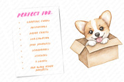 Funny Cute Animal Peeking clipart, an Illustration by Watercolor design (Thumbnail 10 of 13)