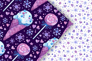 Frozen Sweets Clipart & Patterns, a Decorative Illustration by Valin Malin (Thumbnail 7 of 13)