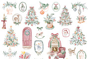 Christmas Joy Watercolor Collection, an Object Graphic by LenArt (Thumbnail 11 of 16)