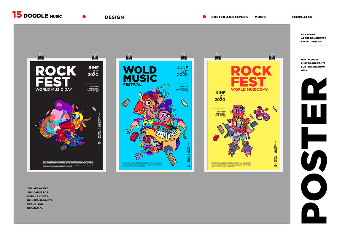 15 Doodle Music Illustration, an Illustration by singpentinkhappy (Photo 4 of 10)