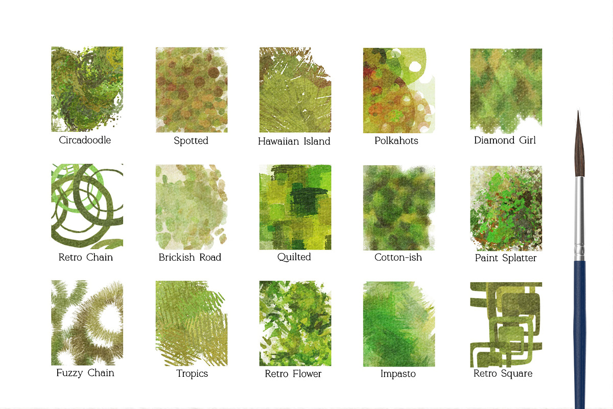Retro Abstract for Procreate, a Brush Add-On by Sofydoll Designs (Photo 5 of 10)