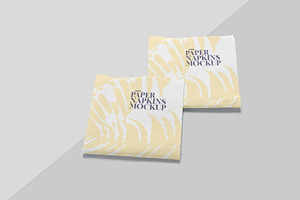 Paper Napkin Mockups