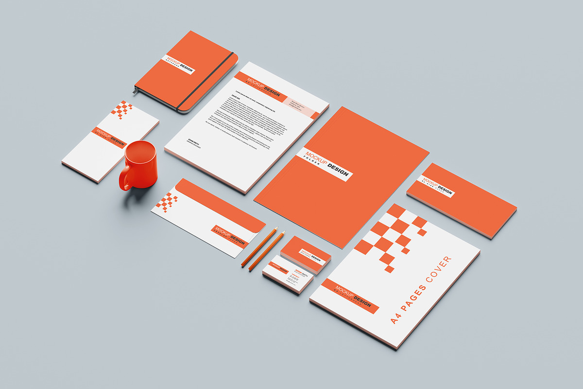 Stationary Mockups, a Mockup by alimran24 (Photo 5 of 11)